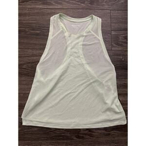 Athleta M Grid Knit Singlet Tank Mint Tint size Small